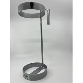 FWF Oxygen Rack for Stryker Hospital BEDS Holds 1 (D OR E Style) Cylinder Diameter 4.3" Made in USA