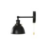 Bagkcopp Industrial Black Wall Sconces Light with Pull Chain Switch,Wall