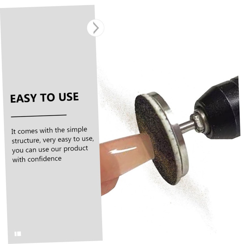BIUDECO 1bag Electric Nail File Sanding Pads Exfoliating Grinding Discs