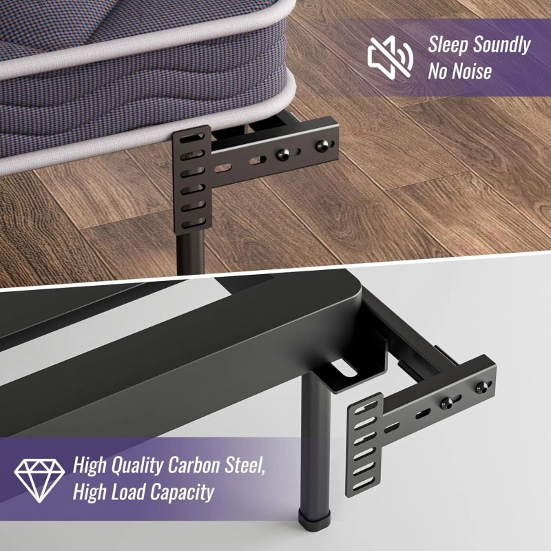 CCJH Adjustable Bed Headboard Wall Mounting Brackets,Footb