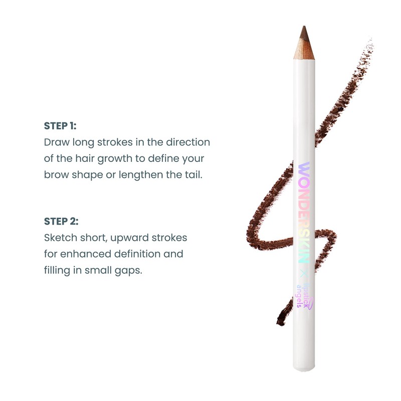 WONDERSKIN Eyebrow Pencil, Revolutionary Eyebrow Pomade for Natural Looking Eyebrows,