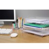 Rotho SOHO Plastic (PS) BPA Free Clear Plastic Pen Holder
