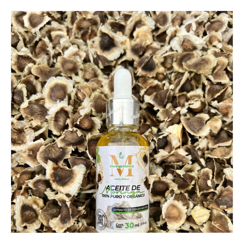 Aceite De Moringa 100% Puro, Orgánico Y Certificado.