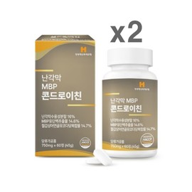 Egg shell membrane MBP chondroitin 750mg x 60 tablets x 2 / 난각막 MBP 콘드로이친 750mg x 60정 x 2개