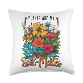 Ethnobotany Plants Soil-Mates Plant Genetics Ethnobotanist Throw Pillow