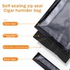 Premium 5-Pack Reusable Cigar Humidor Bags with Humidity Control |