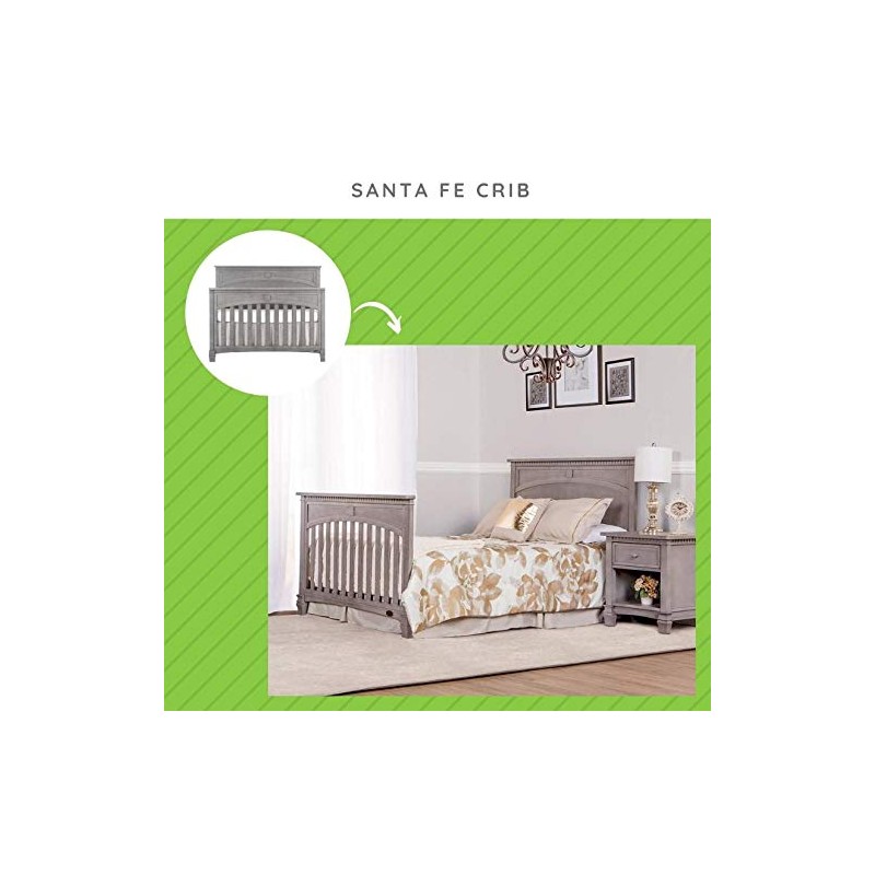 CC KITS Full-Size Conversion Kit Bed Rails for Evolur Cribs