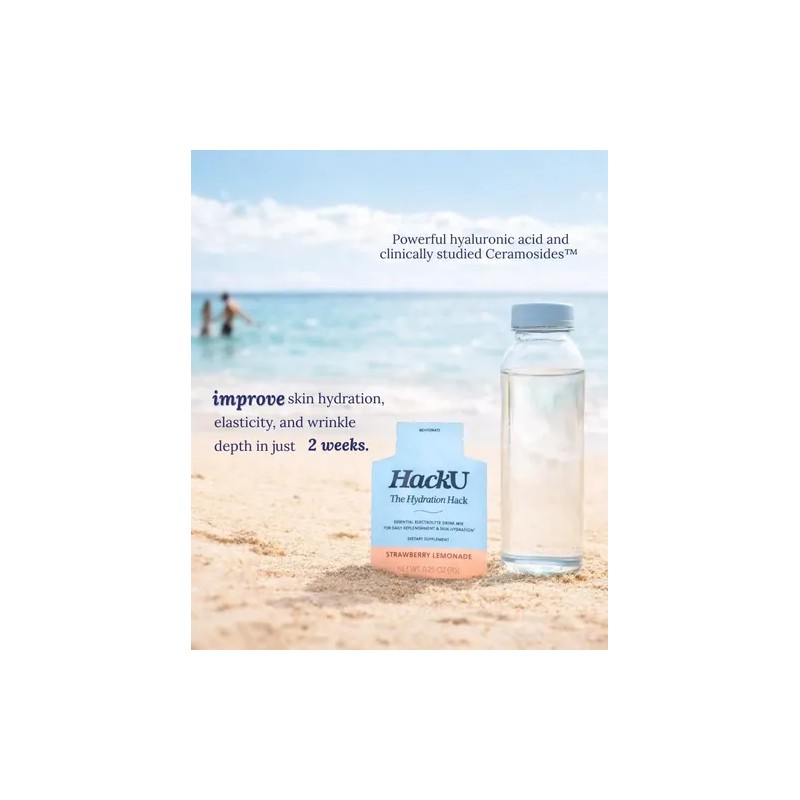 Hacku Hydration Hack - Electrolitos Sin Azúcar, Fresa Limón