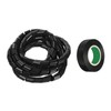 sourcing map Spiral Cable Wrap 9.8ft/3.0M 20mm Cable Management Sleeve