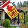3×5 FT Canada Scotland Rampant Combo Flag,Large Canadian Scottish Lion
