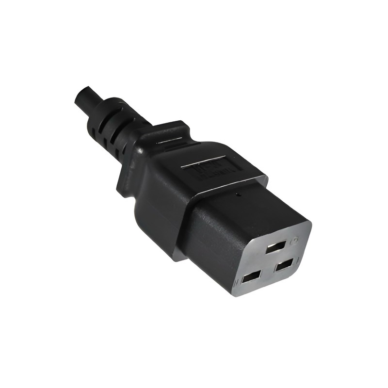 DINIC Power Cable CEE 7/7 Earthing Contact Plug to C19