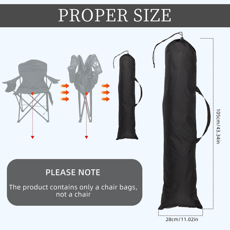 NICENEEDED Folding Camping Chair Replacement Bag for Camping Chairs Portable