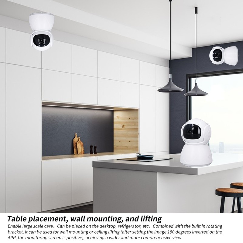 Indoor Security Camera ABS Home Surveillance WiFi Camera Motion Detection