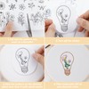 Water Soluble Stabilizer Embroidery Patterns - CRASHOT 4 Sheets Stick