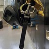 Firefighter SCBA Mask Quick Release Shackle, Genuine Leather Firefighter Mask