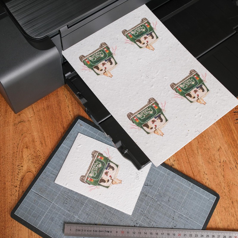 Blooming Sowing Paper - 10 Sheets - DIN A4 250