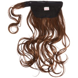 Priscilla TL-05-TMB Tail Wig, MIX Carbony, Heat Resistant, Maroon Brown