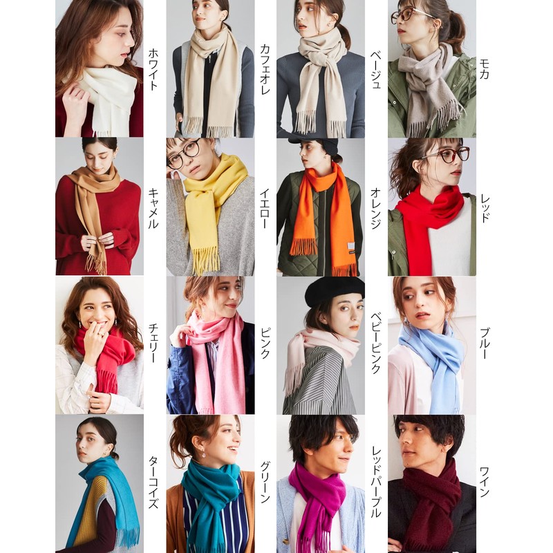 BUYER FT30La Scarf, 100% Pure Cashmere, For Men and Women,