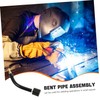 SHINEOFI Welding Torch Neck Assembly for Bent Tube Welding High