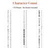 Stiles 122 2cm Standard Letters for Letter Boards, Plastic, Changeable