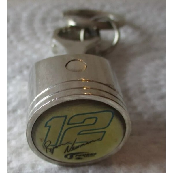 Motorhead Products Ryan Newman # 12 CHROME PISTON METAL KEYCHAIN