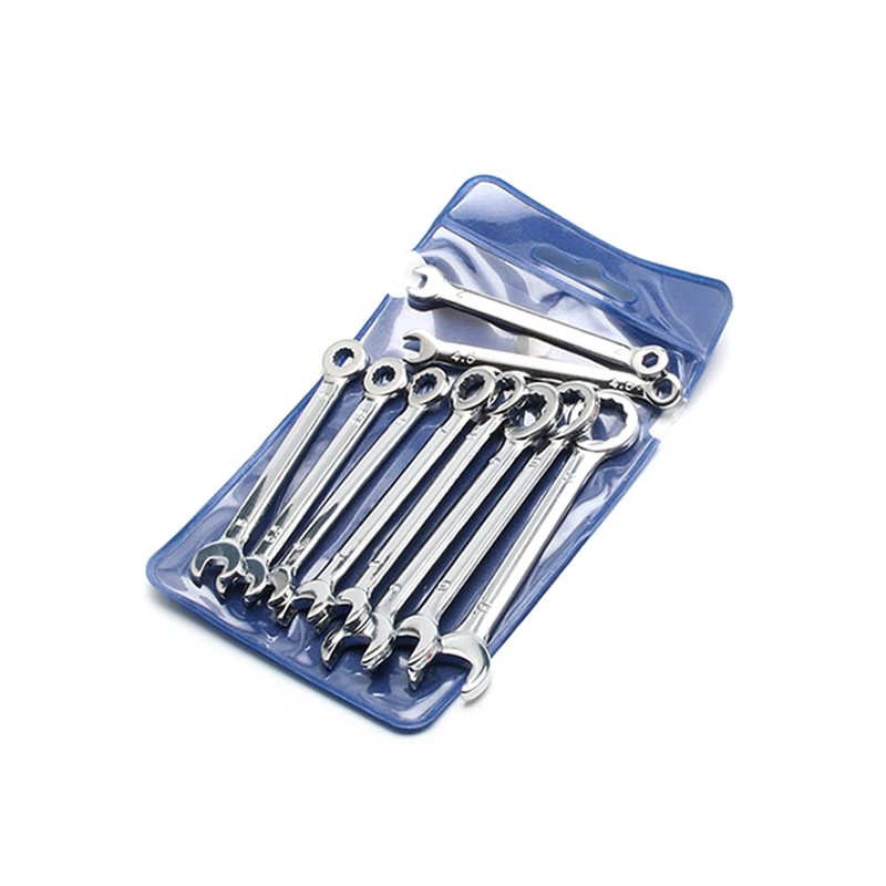 alladaga Mini Combination Wrench Set, Metric and SAE Small Wrench