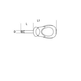 Beta Stubby Driver Plus 1292N 1x30 012920103