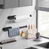 Kitchen Roll Holder No Drilling Wall Mounted Stainless Steel Kitchen
