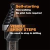 Jerax tools M35 HSS 1/2 Inch Step Drill Bit, Single