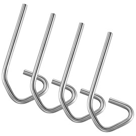Yaocom 4 Pcs Hitch Pin Clip for Hand Truck Convertible Composite Hand Truck Replacement Lock 3 1/4" Grab Pin Clip
