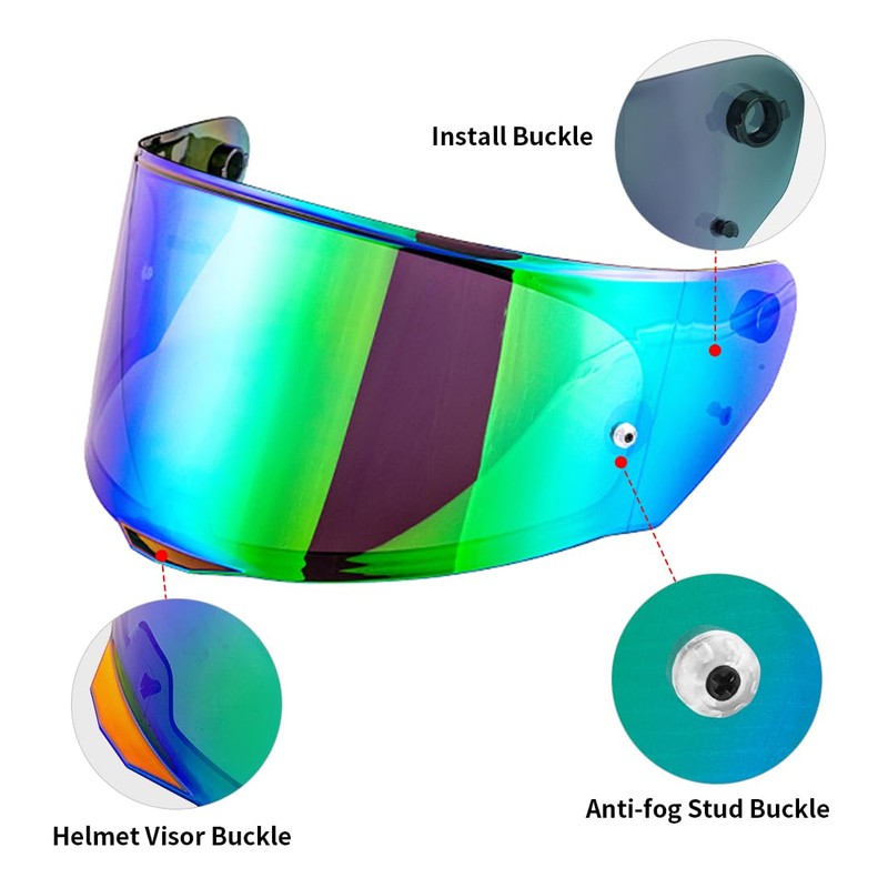 Helmet Visor for FF328/FF800/FF353, Motorcycle Helmet Visor, Motorcycle Wind Protection