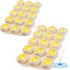 Auemaniliy 48-Pack 2” Floating Candle, 200 Hour Water Activated Warm