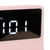 LED Mirror Alarm Clock 2 Levels Brightness Digital Alarm Clock