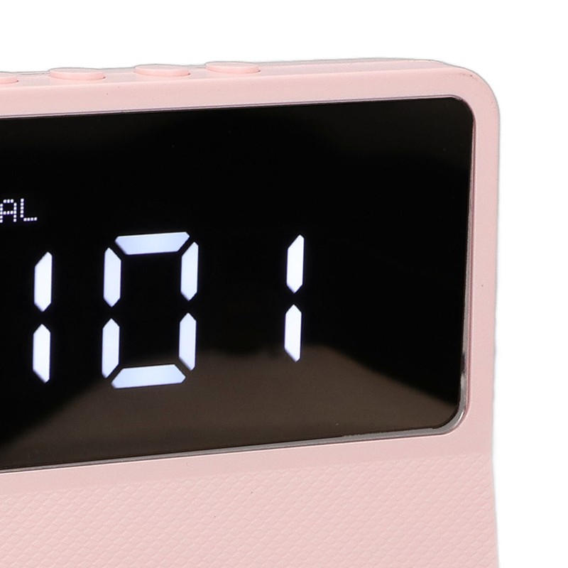 LED Mirror Alarm Clock 2 Levels Brightness Digital Alarm Clock