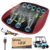 10L0L Golf Cart Cover Fits for Club Car （RED）