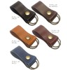 [highstyle] Tochigi Leather Key Chain, Made in Japan, Double D-Ring