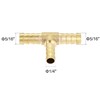 uxcell Reducing Barb Hose Fitting Tee T Shape Pipe Connector
