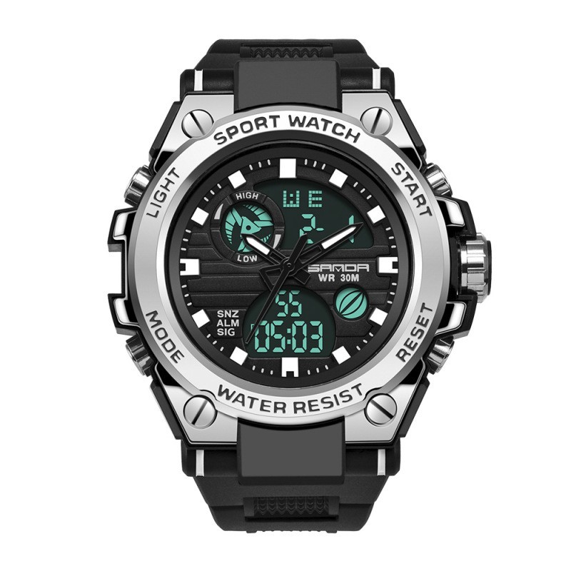 SANDA Sanda 739 outdoor sports dual display movement multi-kinetic electronic