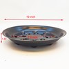 ZZPYXIA 4 Pack 12 inch Black Plastic Plant Sauce- Plant