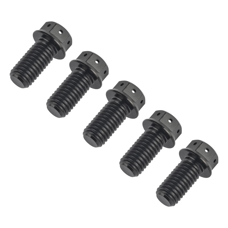 5pcs Titanium Bolts M8x 15 20 25 30 35 40