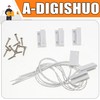A-DIGISHUO 3PCS MC-38 Wired Security Window Gate Contact Sensor Alarm