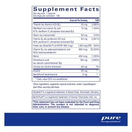 Suplemento de encapsulación pura Puregenomics B-complex 1