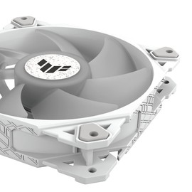 ASUS Case Fan 4.7 inches (120 mm) Aura Sync TUF GAMING TF120 WHITE ARGB White