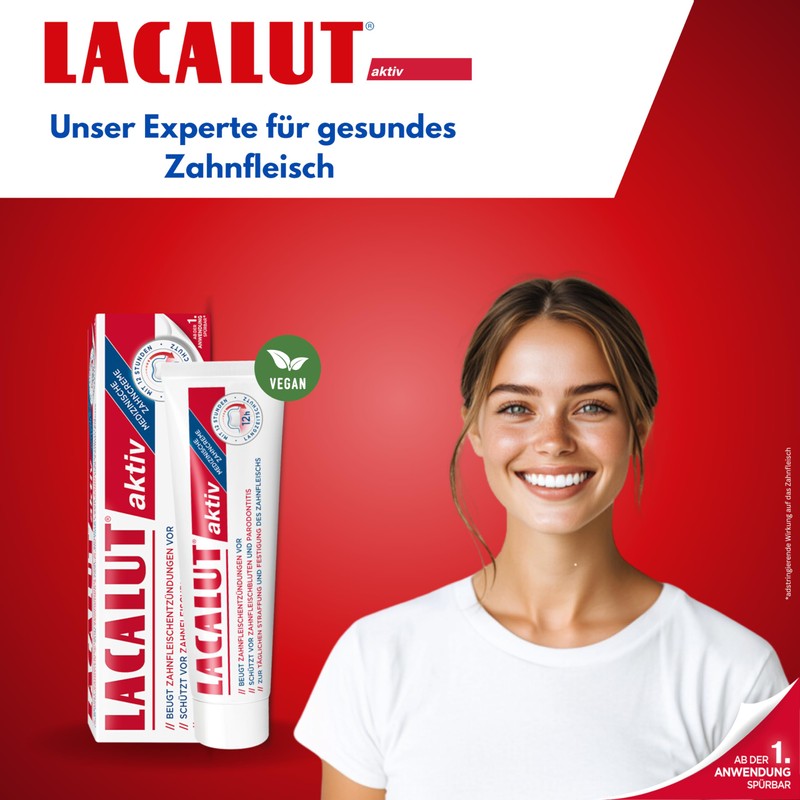 Lacalut Active Toothpaste Pack of 4 (4 x 100 ml)