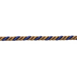 DecoPro Navy Taupe 5/16" Decorative Rope Cord Captains Pride [By The Yard]