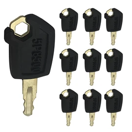 5P8500 Cat Keys, 10 Pack Ignition Keys for Caterpillar Heavy Equipment (5P8500 Cat Keys)