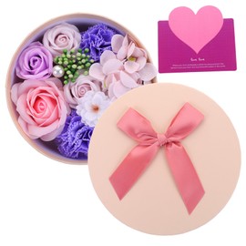 FOMIYES Preserved Decoration Soap Box Scented Soap Astetic Room Decor Faux Roses Rose Petal Soap Rose Shaped Soap Delicate Soap Bouquets Artificial Soap