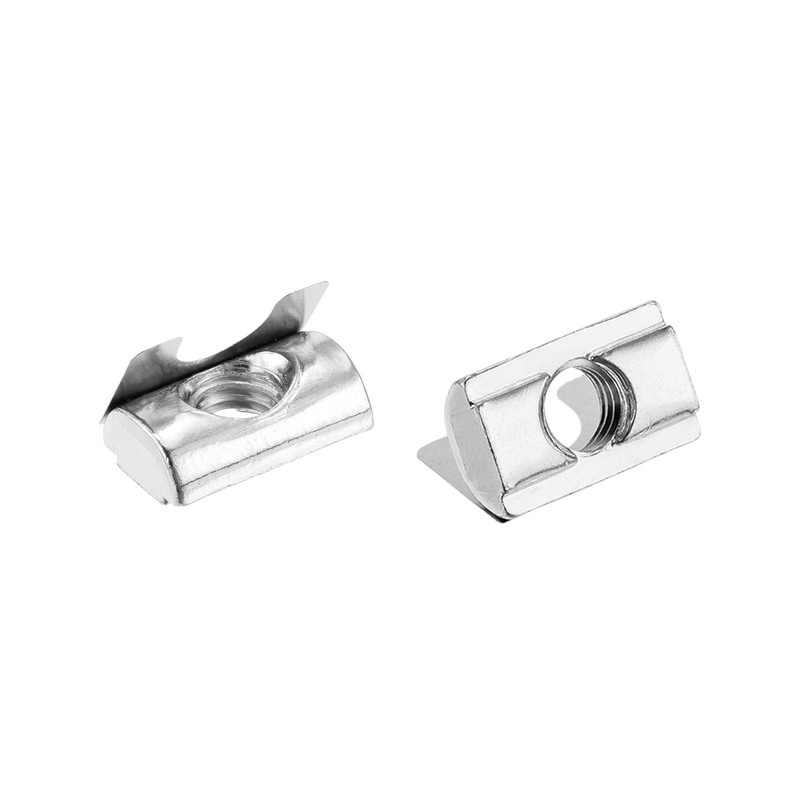 sourcing map 30Pcs M8 T Nuts Roll in Spring, T