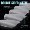 TOMICCA Short Coffin Nail Tips, 15 Sizes Full Cover Double