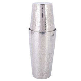 Tiki Boston Shaker, Shaker, 18 x 10 x 10 cm, 304 Stainless Steel Cocktail Shaker Set, Boston Shaker, Bartender Bar Tool, Silver